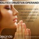 Prvo spletno molitveno srečanje Društva Operando: Molimo skupaj!
