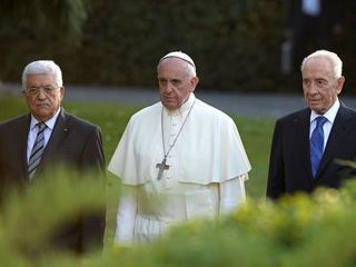 Peres, Abbas in papež molili za mir na Bližnjem vzhodu
