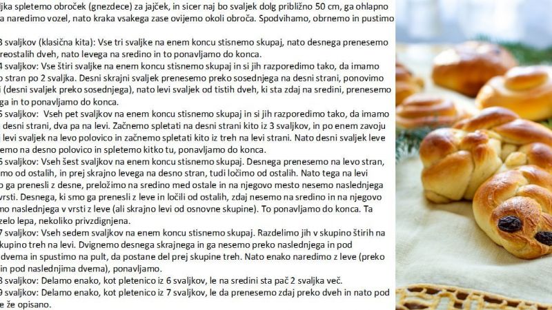 MLEČNE KVAŠENE PLETENICE