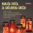 Manjša sveča, za sočloveka sreča