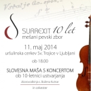Koncert MePZ Surrexit ob 10-letnici ustvarjanja
