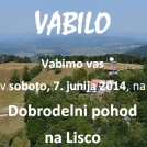 Dobrodelni pohod na Lisco