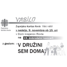 19. dobrodelni koncert "V družini sem doma" v Rovtah