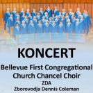 Koncert cerkvenega zbora Bellevue First Congregational Church Chancel Choir iz ZDA