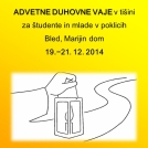 Duhovne vaje v tišini za študente, mlade v poklicih in mlade izobražence