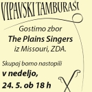 Koncert: Vipavski tamburaši in The Plains Singers