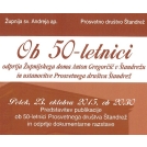 50. obletnica odprtja župnijskega doma Anton Gregorčič v Štandrežu