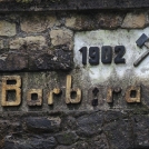 Maša pred rovom sv. Barbare v Laškem