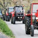 Maša in blagoslovitev traktorjev in delovnih strojev v Podšentjurju