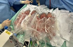 V ljubljanski porodnišnici so se razveselili rojstva četverčkov (z imeni evangelistov)