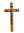 Križ lesen stenski - 20 cm