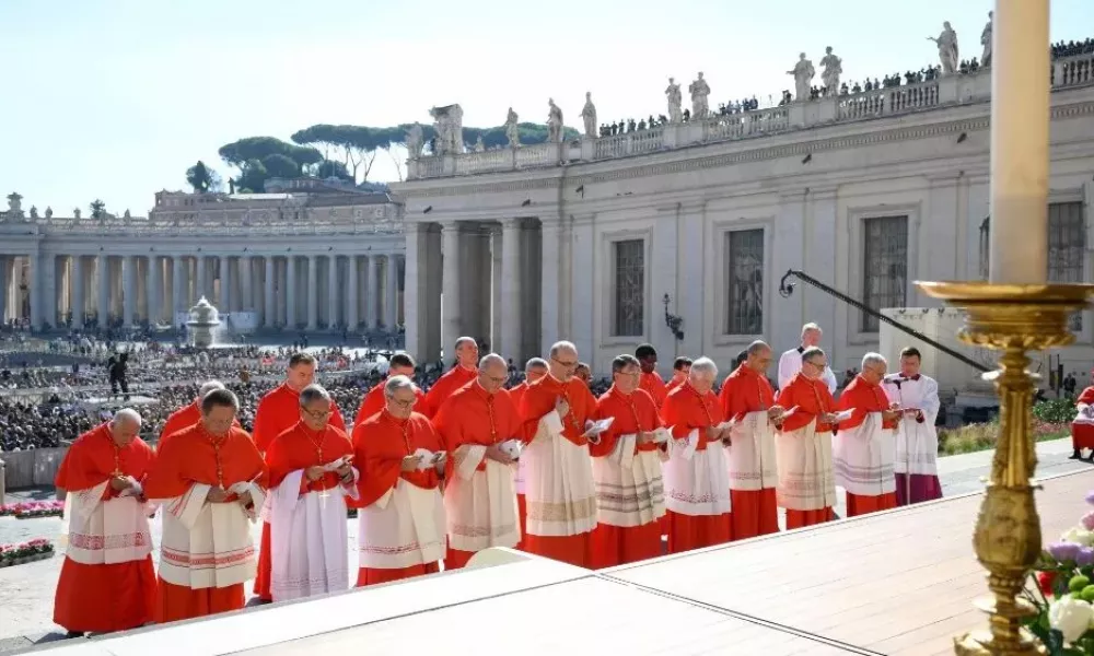 Papež novim kardinalom: Trudite se za »vedno bolj simfonično in sinodalno Cerkev«
