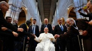 Papež v Veroni na srečanju s posvečenimi osebami: Bodite pogumni v svojem poslanstvu
