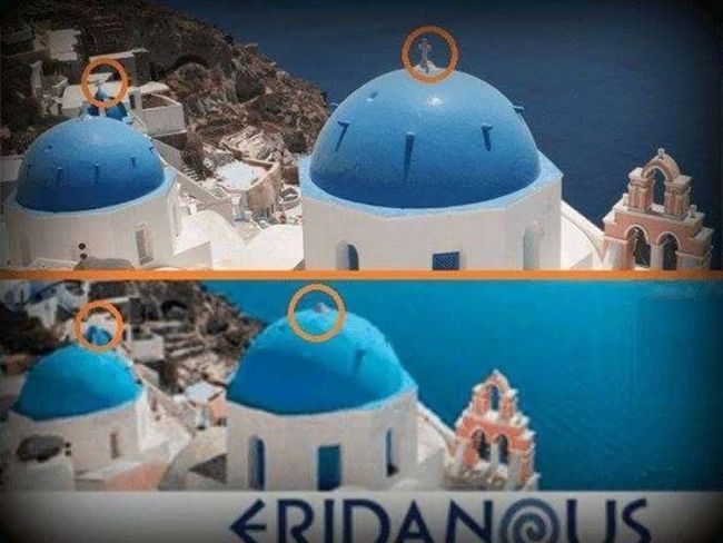 Grške cerkve brez križa?