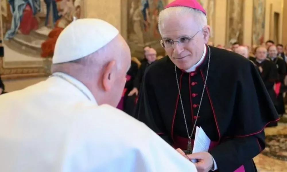 Škofje Evropske unije so se srečali s papežem, Frančišek blagoslovil Slovenijo