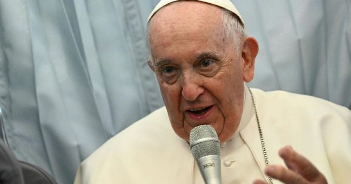 O Papa durante a imprensa voadora: “Não perdi a consciência!”
