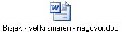 Bizjak - veliki smaren - nagovor.doc
