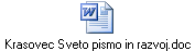 Krasovec Sveto pismo in razvoj.doc