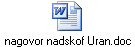 nagovor nadskof Uran.doc