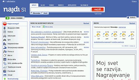 Najdi.si predstavil prenovljeno spletno stran