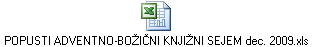 POPUSTI ADVENTNO-BOŽIČNI KNJIŽNI SEJEM dec. 2009.xls
