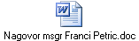 Nagovor msgr Franci Petric.doc