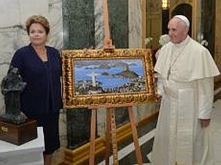 Papeževa darila za Brazilijo