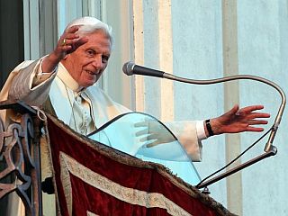 Benedikt XVI. na obisku v Castel Gandolfu