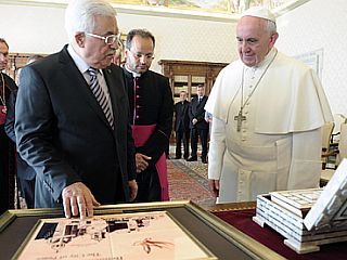 Palestinski predsednik Abas pri papežu