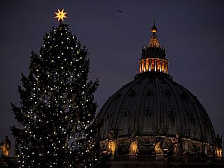 Božično drevo na Trgu sv. Petra pravzaprav s Češke