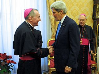 V Vatikanu srečanje Parolin – Kerry