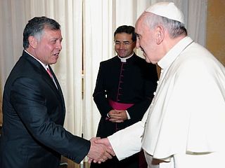 Jordanski kralj obiskal papeža