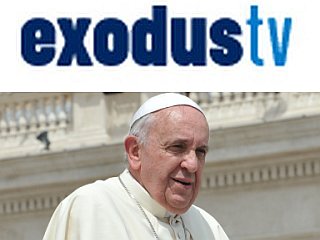 Prenos papeževega obiska na Exodusu