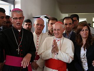 Kardinal Filoni na avdienci pri papežu