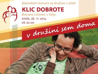 Nocoj dobrodelni koncert Klic dobrote