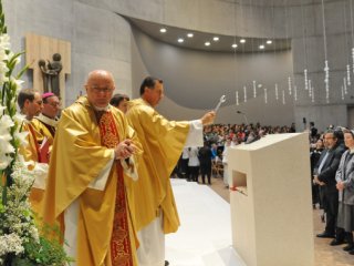 Blagoslov nove cerkve v Mariboru