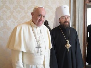 Metropolit Hilarion pri papežu: skupna prizadevanja za Bližnji vzhod