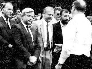 Anton Drobnič - ozadje dogajanja ob pogrebni maši pod Krenom 1990
