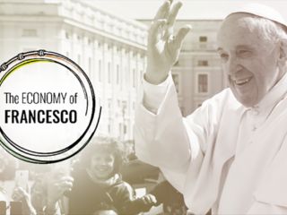 Papež pozval h koreniti spremembi razmišljanja o gospodarstvu