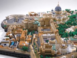 Ameriški arhitekt zgradil miniaturni lego-Vatikan