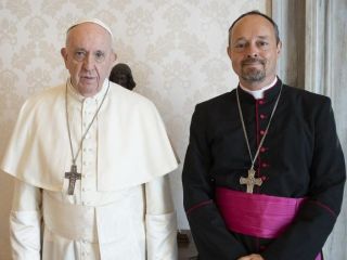 Nadškof Leskovar pri papežu