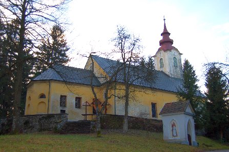 Podružnična cerkev sv. Marije vnebovzete, Homec
