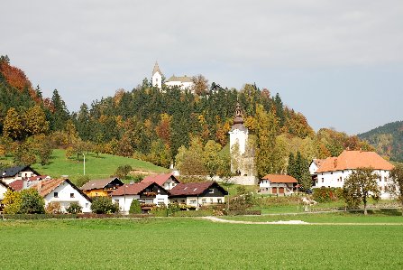 Podružnična cerkev sv. Pankracija in cerkev sv. Radegunde