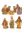 Jaslice komplet 8 figur 10 cm