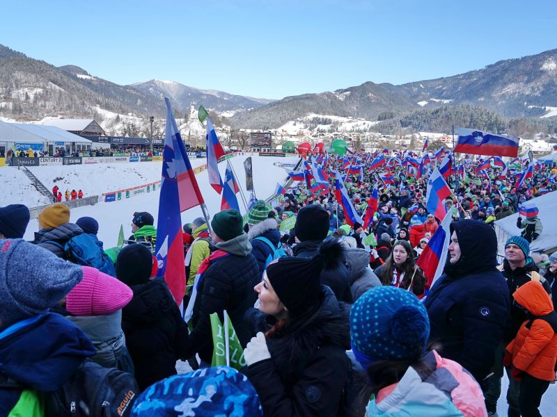 Na Ljubnem so ponovno zabeležili rekordni obisk. FOTO: Jože Potrpin