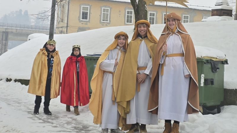 Koledniki so se zbrali v župniji Novo mesto - Šmihel.