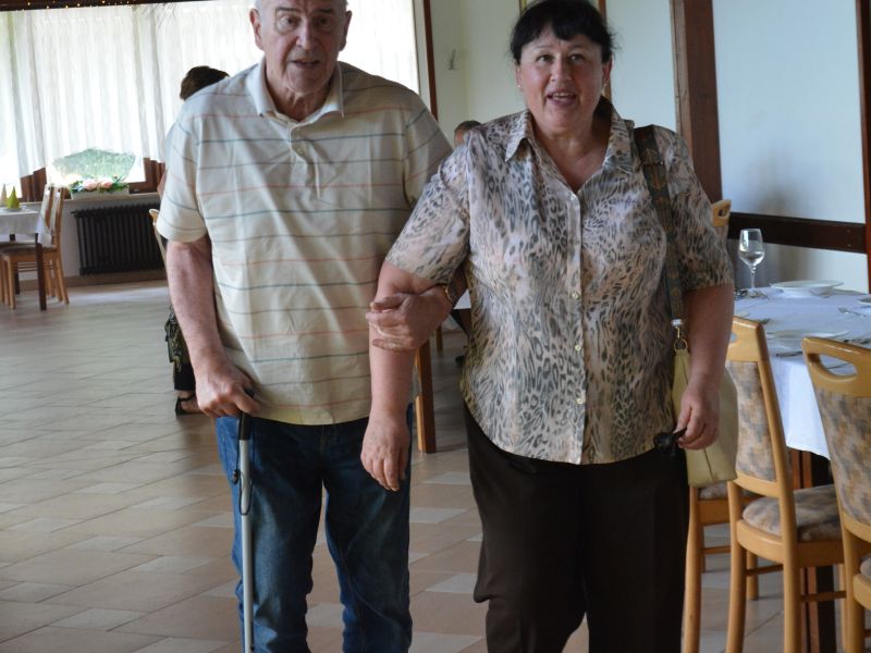 Naceta Potočnika je pospremila žena. FOTO: Jožef Pavlič