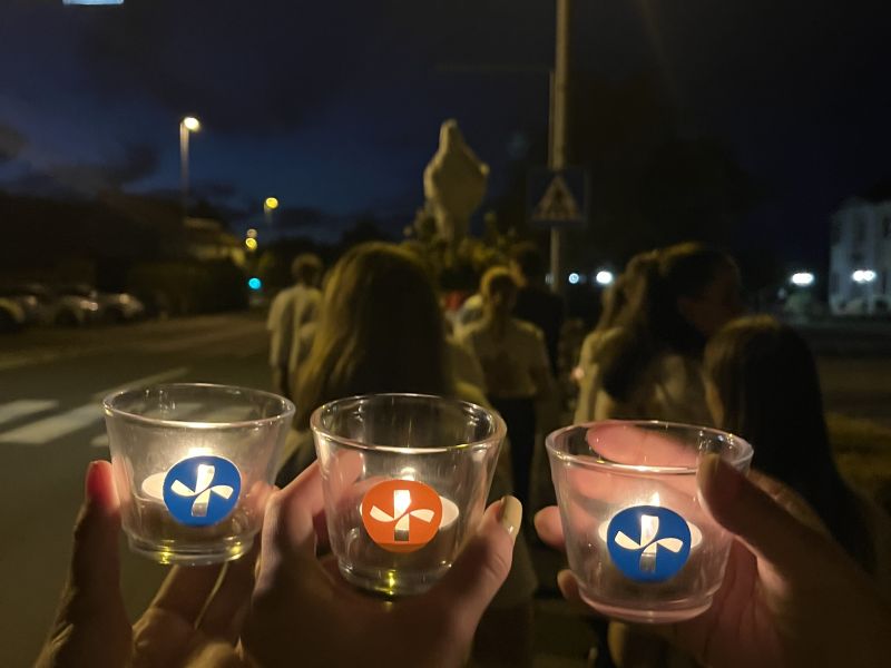 Med procesijo. FOTO: Vita Nonkovič