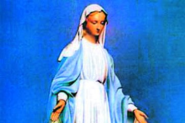 Marija s čudodelno svetinjo