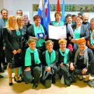 Cerkveni pevski zbor prejel srebrno plaketo občine Ilirska Bistrica